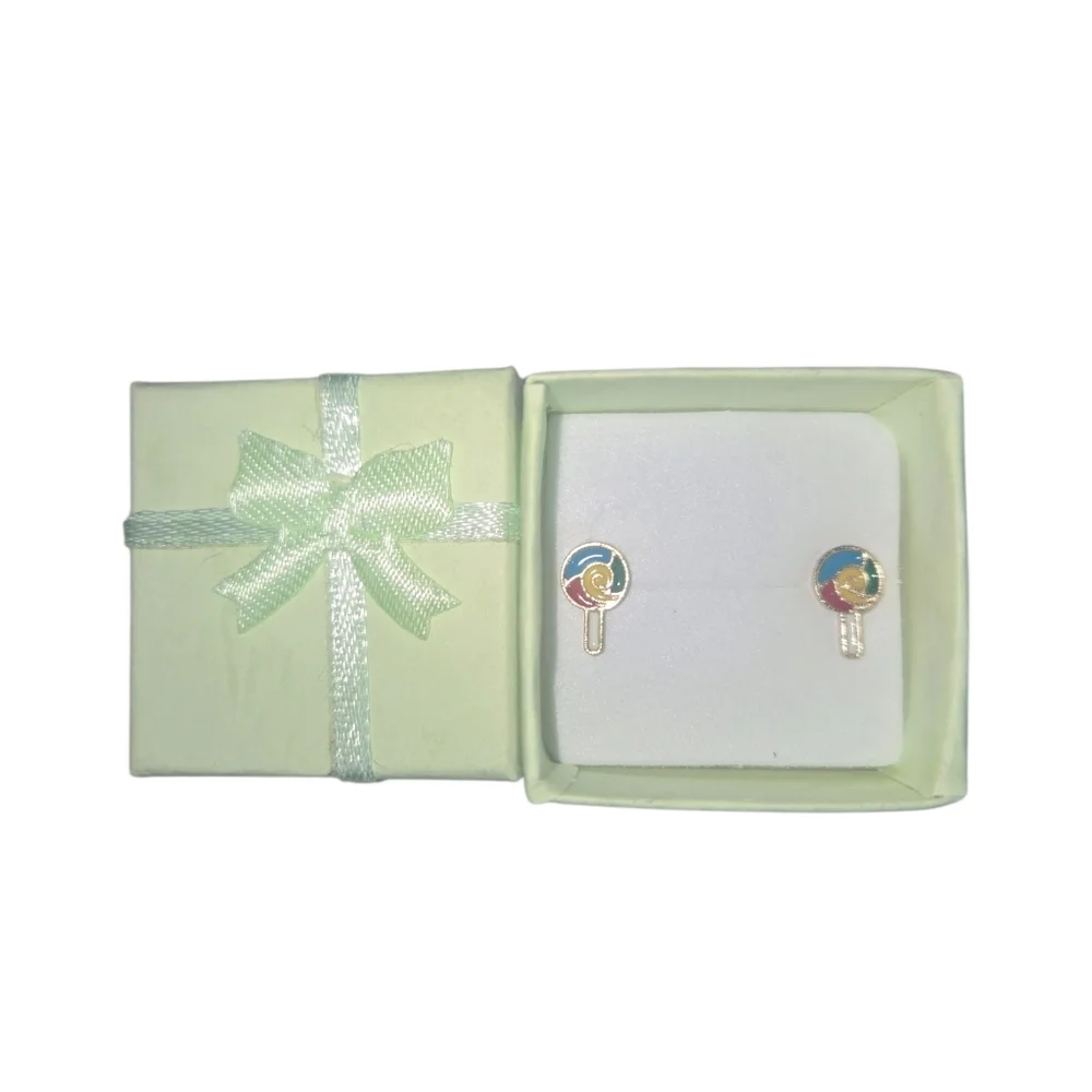Multicolor‎ Lollipop Earrings (NWOT)
